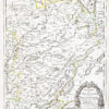 Carte ancienne de Bourgogne - Franche-Comté
