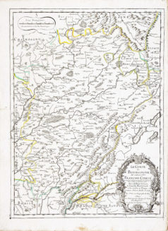Carte ancienne de Bourgogne - Franche-Comté