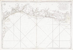 Carte marine ancienne de Normandie