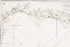 Carte marine ancienne de Normandie