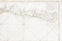 Carte marine ancienne de Normandie