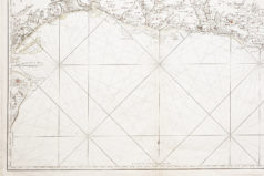 Carte marine ancienne de Normandie