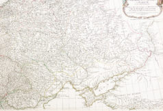 Carte ancienne de la Pologne - Russie - Ukraine