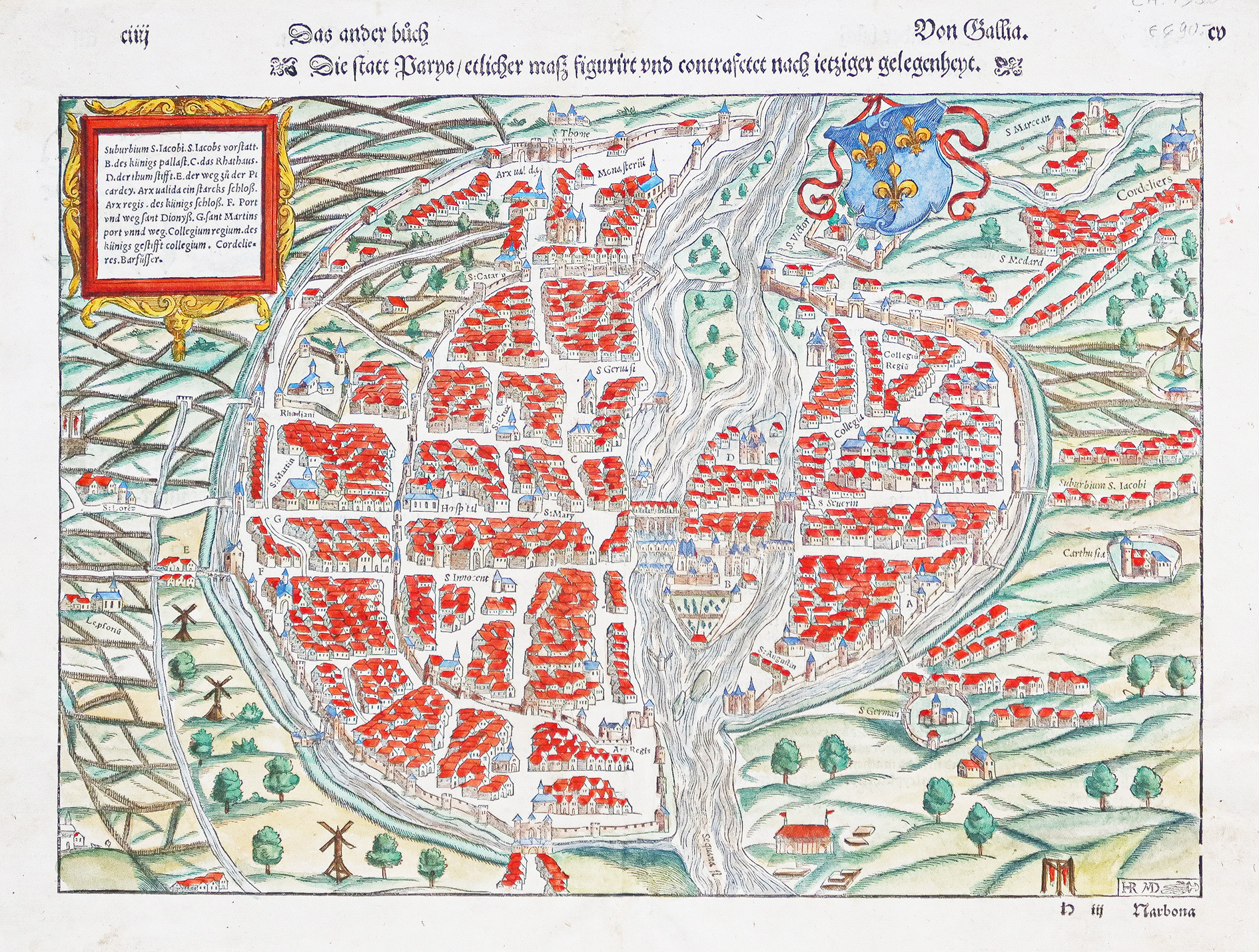 Plan ancien de Paris