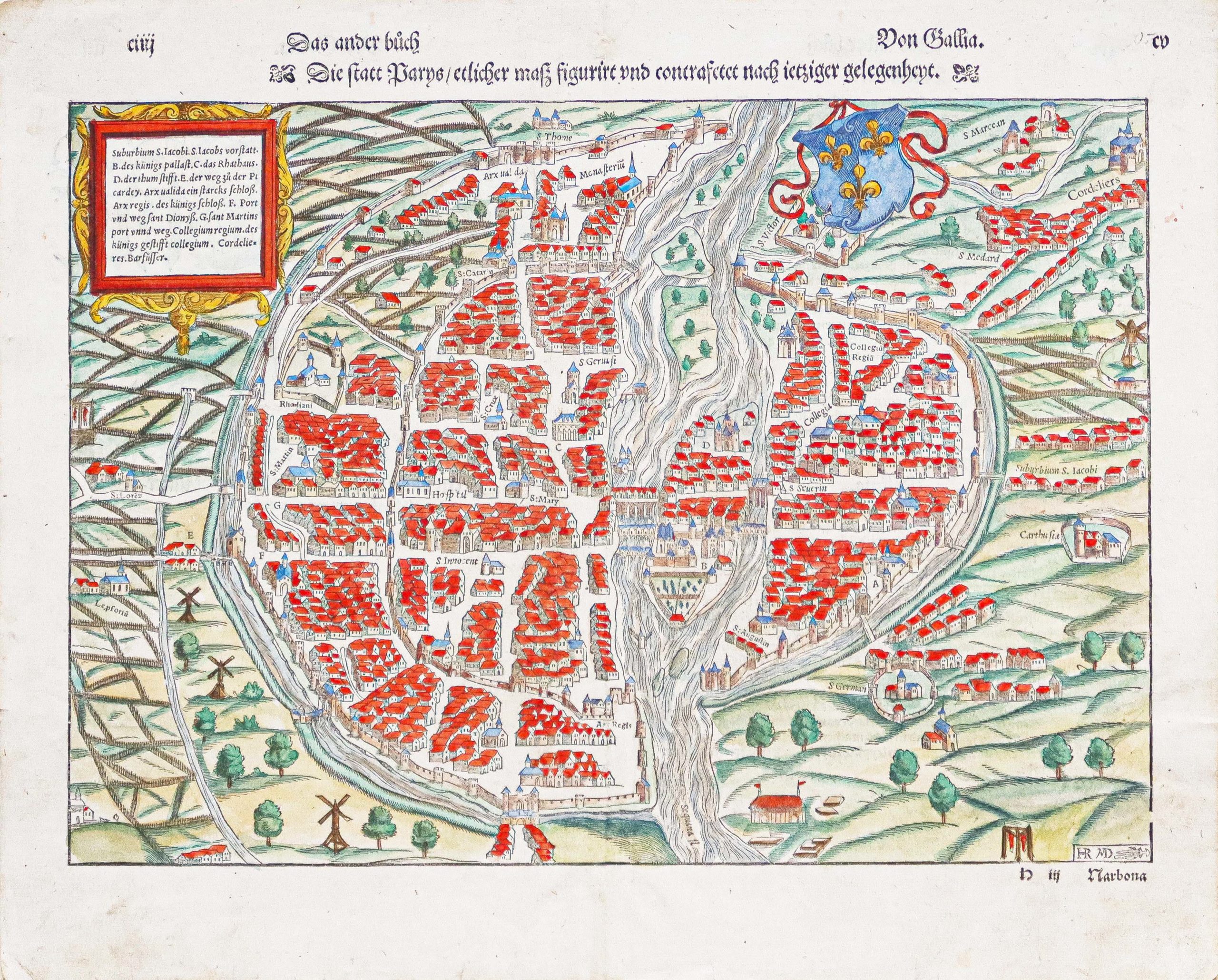 Plan ancien de Paris