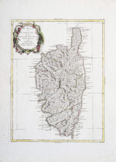 Carte ancienne de la Corse