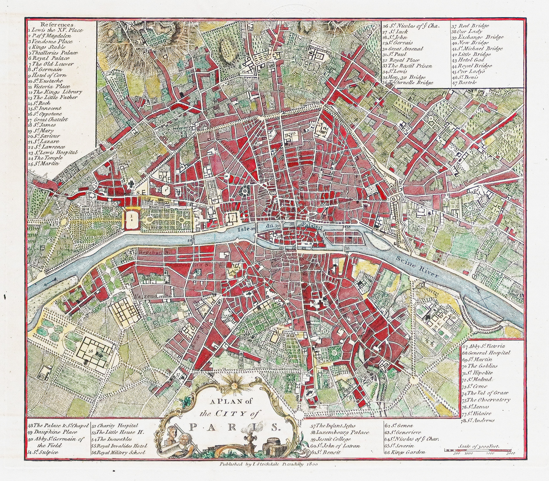 Plan ancien de la Cité de Paris