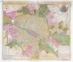 Plan ancien de Paris et ses faubourgs