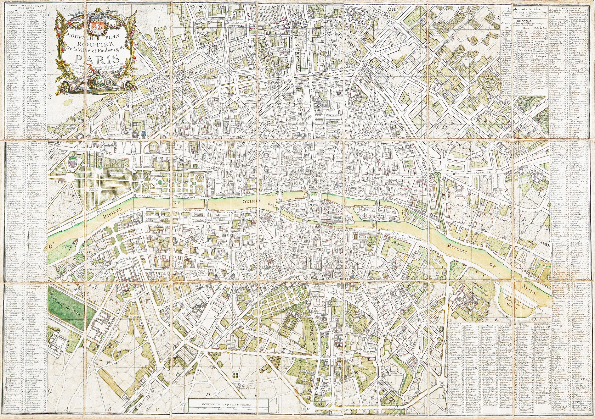 Plan ancien de Paris