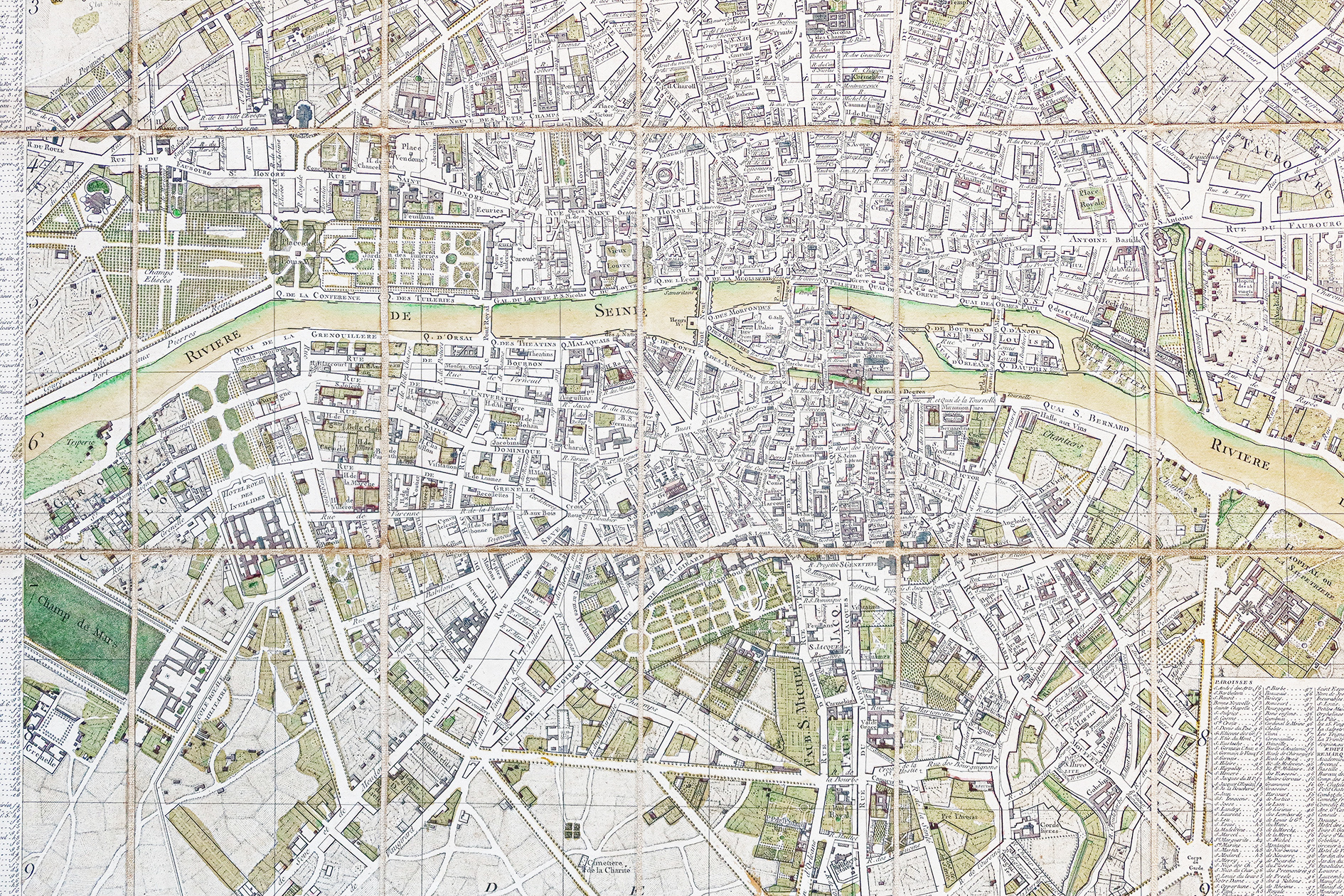 Plan ancien de Paris