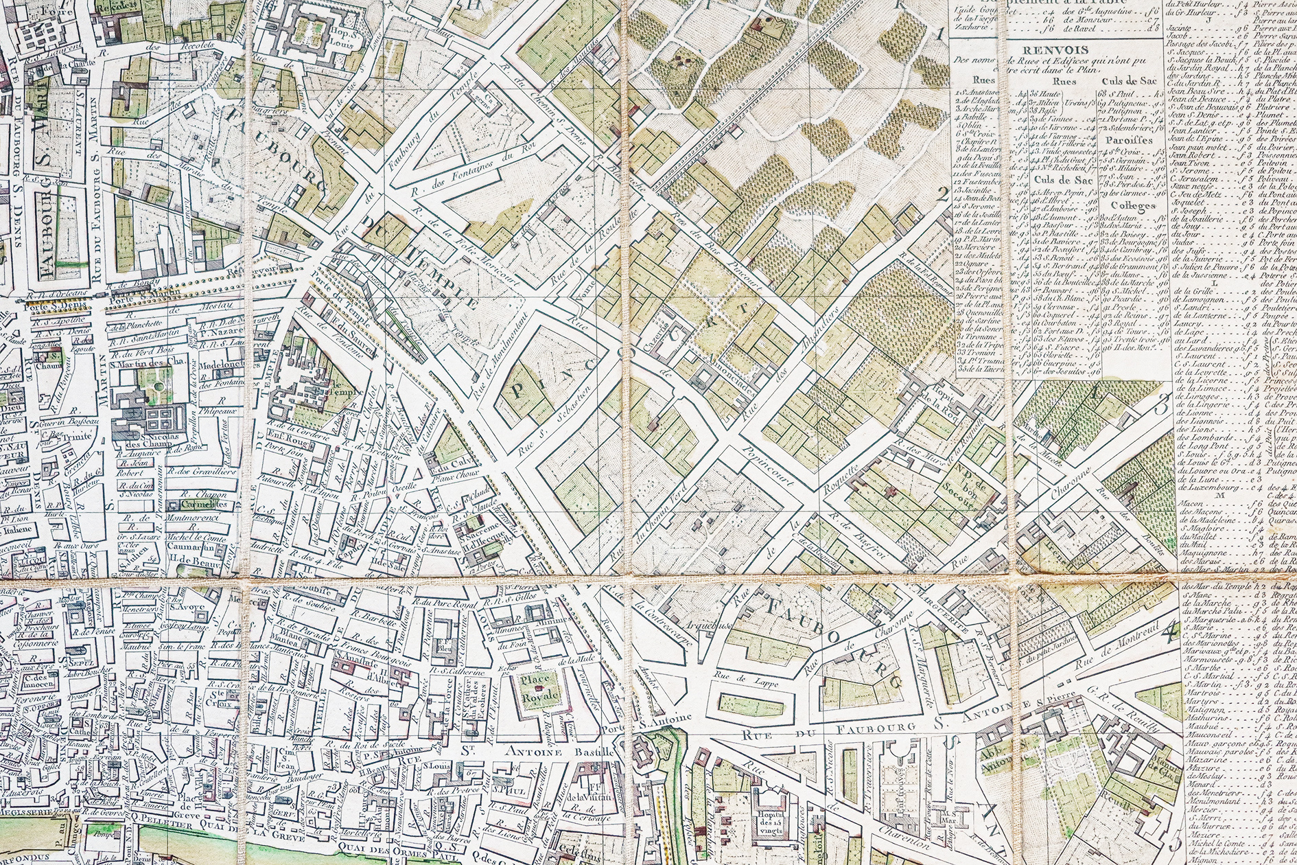 Plan ancien de Paris