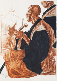 Le théâtre japonais - Joueur de Shamisen - Kabuki