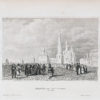 Gravure ancienne de Moscou