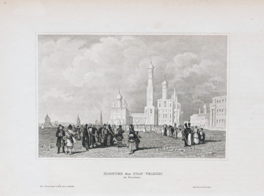 Gravure ancienne de Moscou