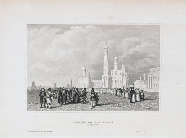 Gravure ancienne de Moscou