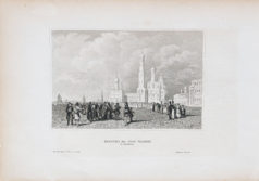 Gravure ancienne de Moscou
