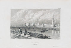 Gravure ancienne de Arkhangelsk