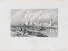 Gravure ancienne de Arkhangelsk