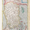 Carte géographique ancienne - Anatolie - Turquie