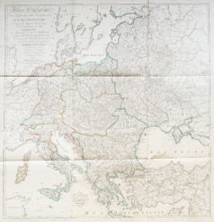 Carte ancienne du théâtre des Guerres