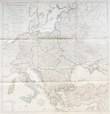 Carte ancienne du théâtre des Guerres