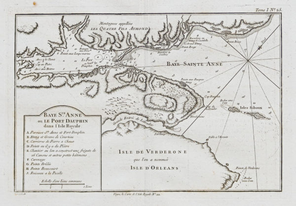 Plan ancien de l’île de Cap-Breton - Canada