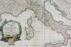 Carte ancienne de l'Italie