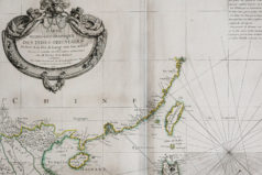 Carte géographique ancienne de l'Indonésie