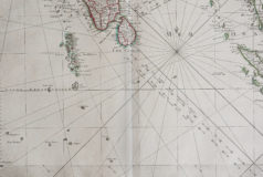 Carte géographique ancienne de l'Indonésie