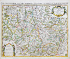 Carte géographique du Diocèse de Toul