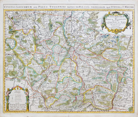 Carte géographique du Diocèse de Toul