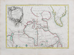 Carte géographique ancienne - Amérique du Nord