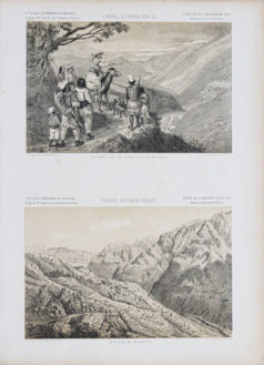 Lithographie ancienne de la Chine méridionale