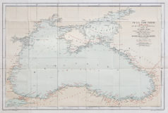 Carte marine ancienne - Mer noire