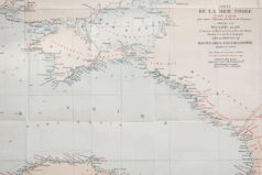 Carte marine ancienne - Mer noire