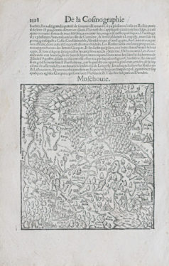 Carte géographique ancienne de la Moscovie