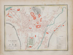 Plan ancien de la ville de Puy-en-Velay