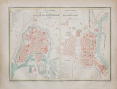 Plan ancien de la ville de La Rochelle - Rochefort