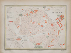 Plan ancien de la ville d'Aix-en-provence