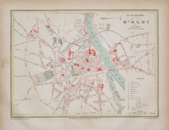 Plan ancien de la ville d'Albi