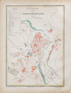 Plan ancien de Constantine