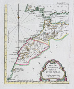 Carte ancienne du Maroc
