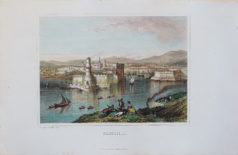 Gravure ancienne de Marseille