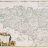 Carte géographique ancienne de la Bretagne
