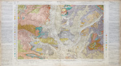 Carte géologique des environs de Orange