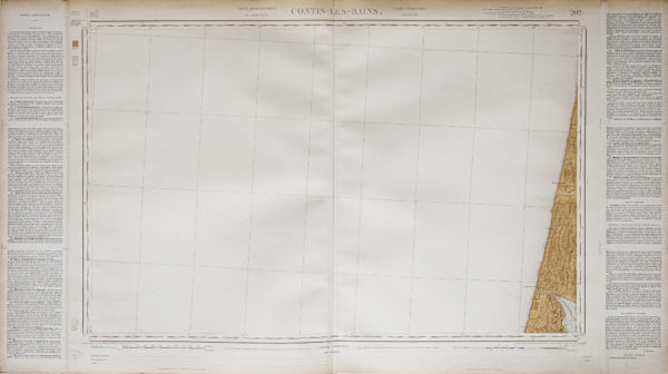 Carte géologique des environs de Contis les Bains