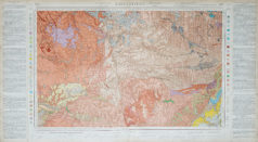 Carte géologique des environs de Largentière