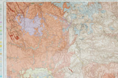 Carte géologique des environs de Largentière