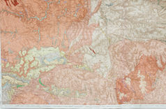 Carte géologique des environs de Largentière