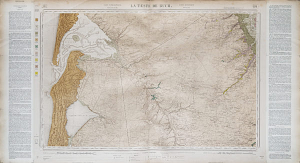Carte géologique - Teste de Buch - Arcachon